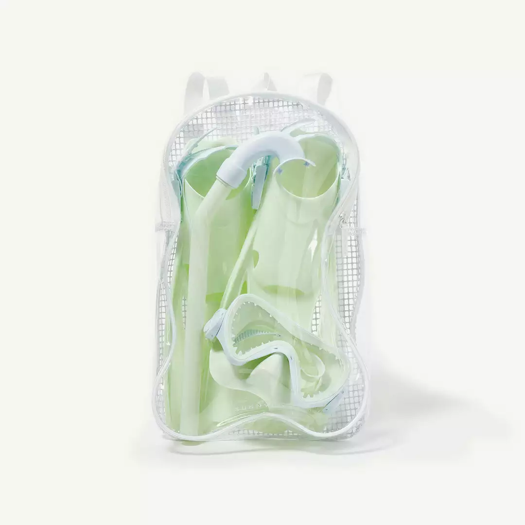 Sunnylife - Dive Set Mint Marble Holiday Shop 4 Sunnylife - Dive Set Mint Marble Holiday Shop